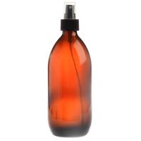 Essentially Natural Amber Glass Bottle with Atomiser Spray - 500ml